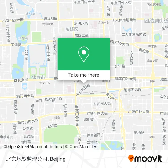 北京地铁监理公司 map