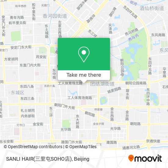 SANLI HAIR(三里屯SOHO店) map