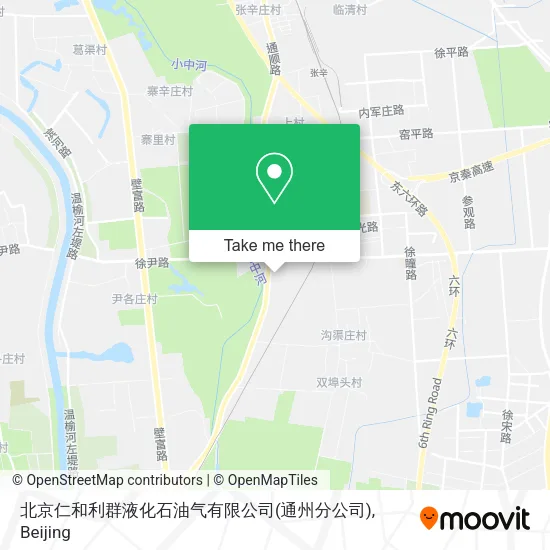 北京仁和利群液化石油气有限公司(通州分公司) map