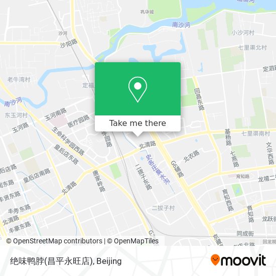 绝味鸭脖(昌平永旺店) map