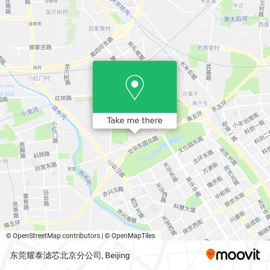 东莞耀泰滤芯北京分公司 map