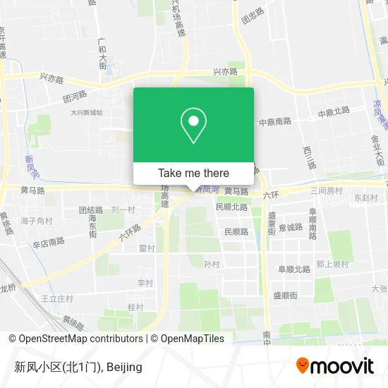 新凤小区(北1门) map