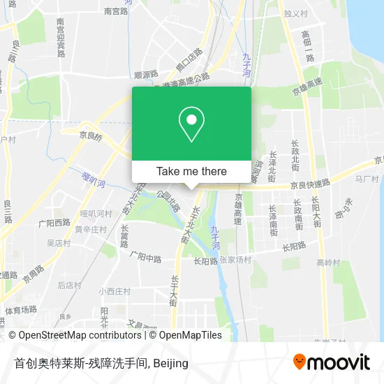 首创奥特莱斯-残障洗手间 map