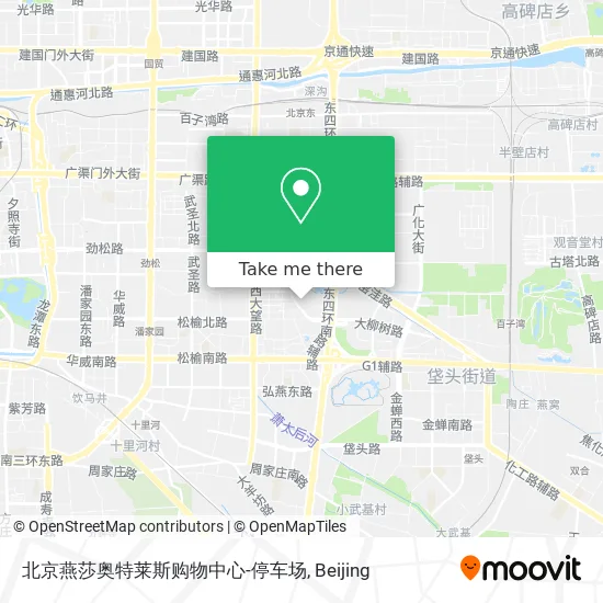 北京燕莎奥特莱斯购物中心-停车场 map