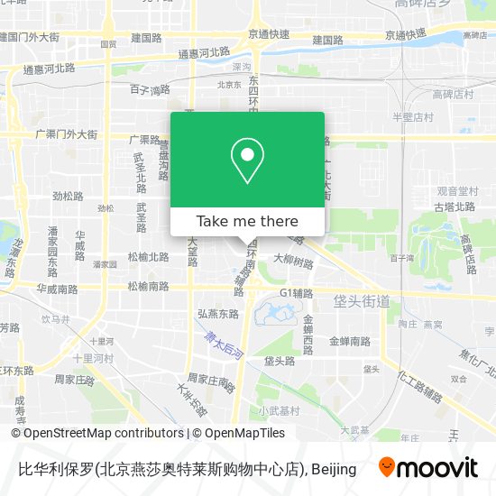 比华利保罗(北京燕莎奥特莱斯购物中心店) map
