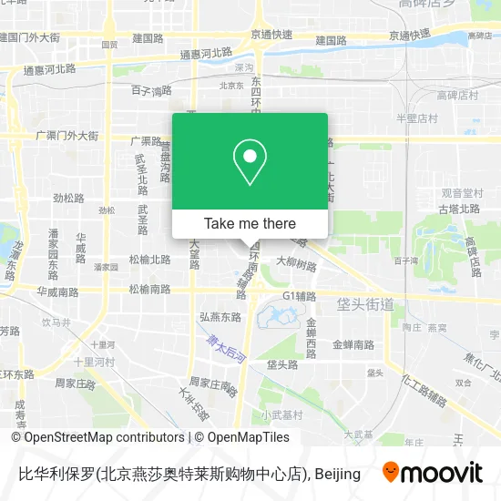 比华利保罗(北京燕莎奥特莱斯购物中心店) map