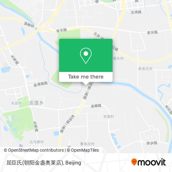 屈臣氏(朝阳金盏奥莱店) map