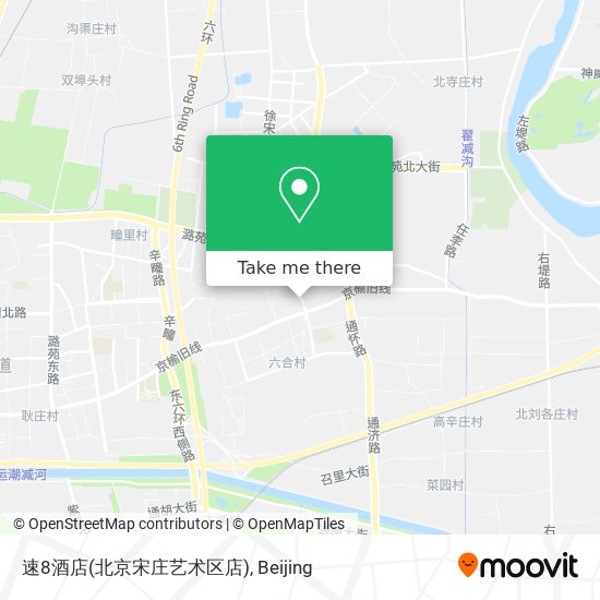 速8酒店(北京宋庄艺术区店) map