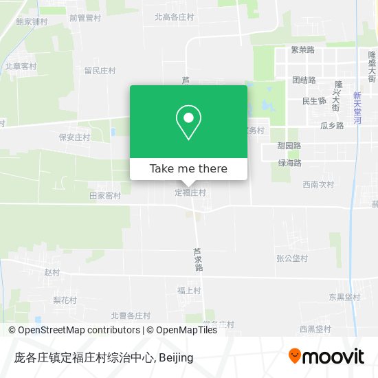 庞各庄镇定福庄村综治中心 map