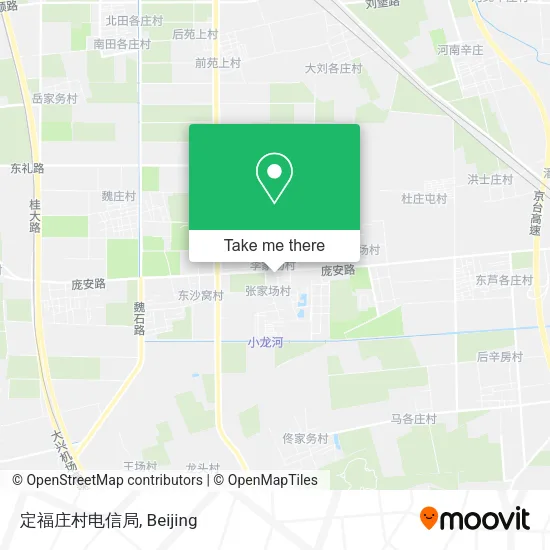 定福庄村电信局 map