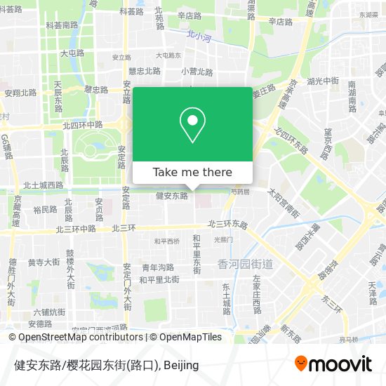 健安东路/樱花园东街(路口) map