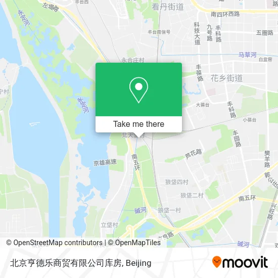 北京亨德乐商贸有限公司库房 map