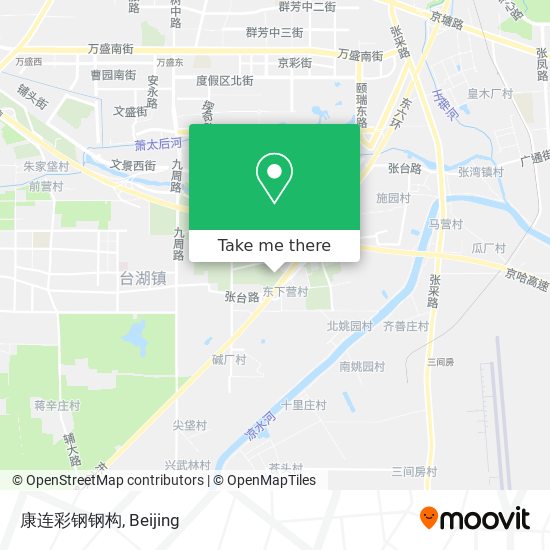 康连彩钢钢构 map