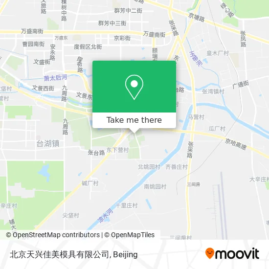 北京天兴佳美模具有限公司 map