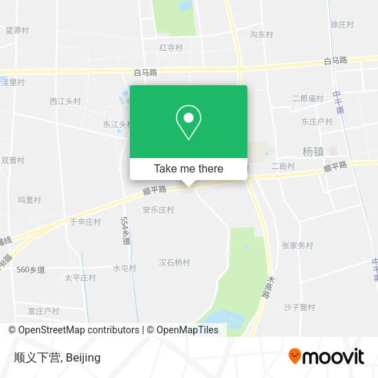 顺义下营 map