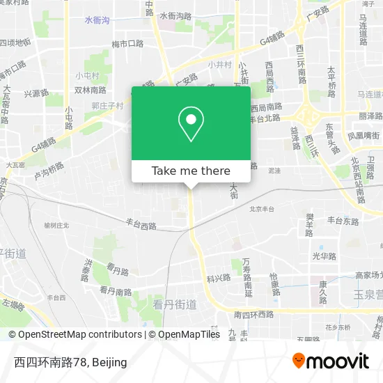 西四环南路78 map