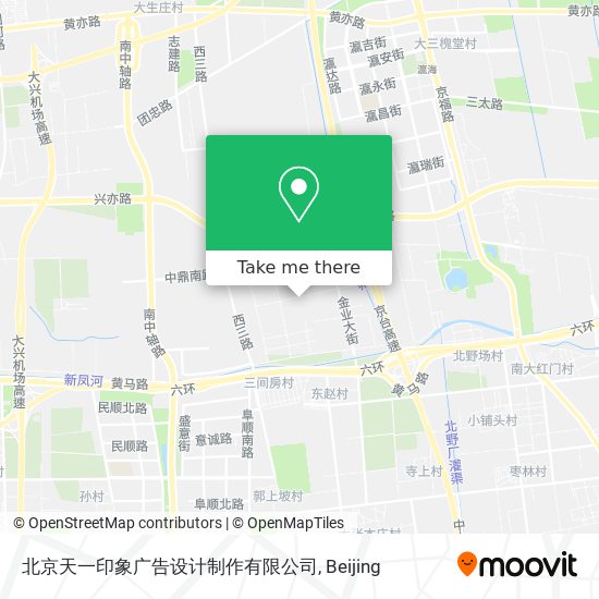 北京天一印象广告设计制作有限公司 map