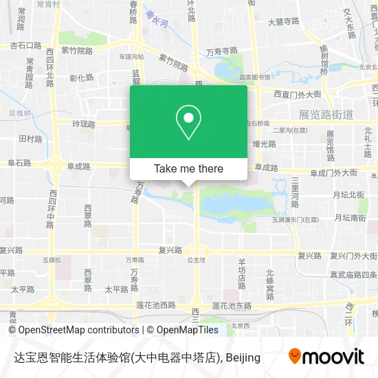 达宝恩智能生活体验馆(大中电器中塔店) map