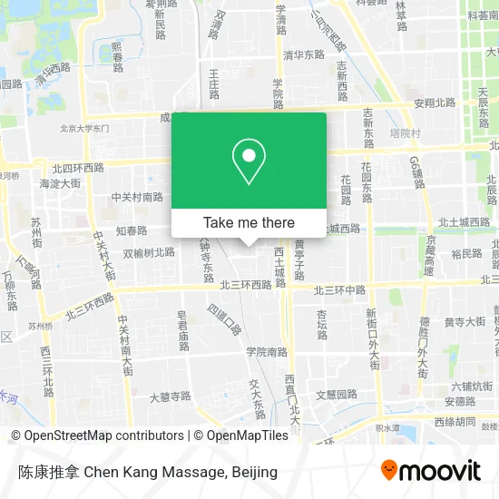 陈康推拿  Chen Kang Massage map