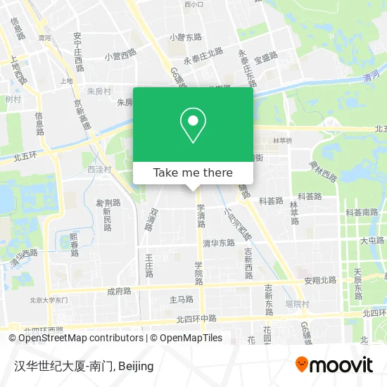 汉华世纪大厦-南门 map