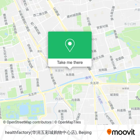 healthfactory(华润五彩城购物中心店) map