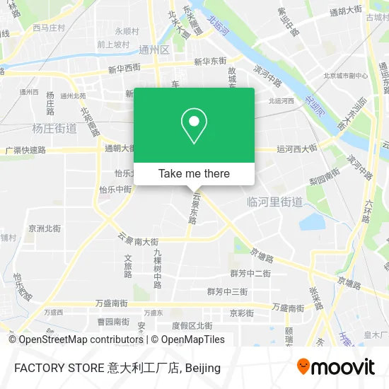 FACTORY STORE 意大利工厂店 map