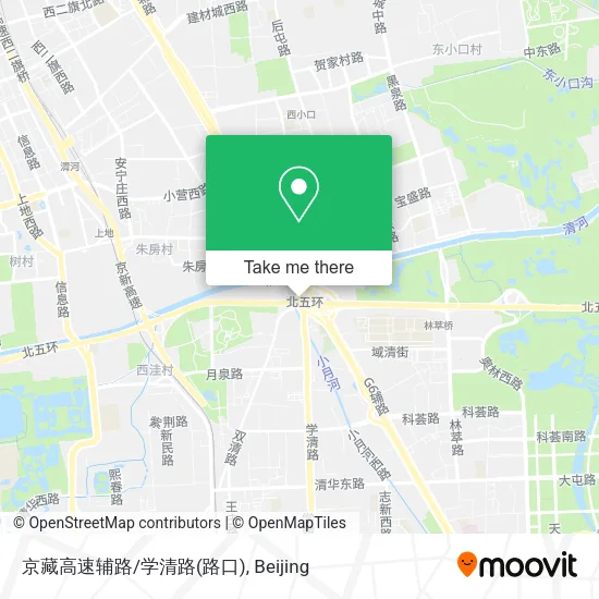 京藏高速辅路/学清路(路口) map