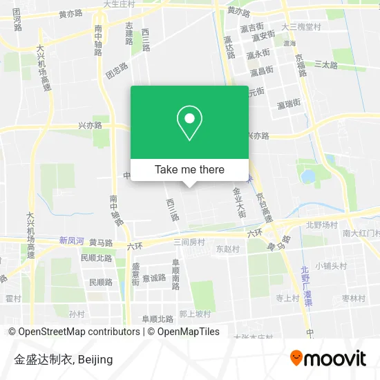 金盛达制衣 map