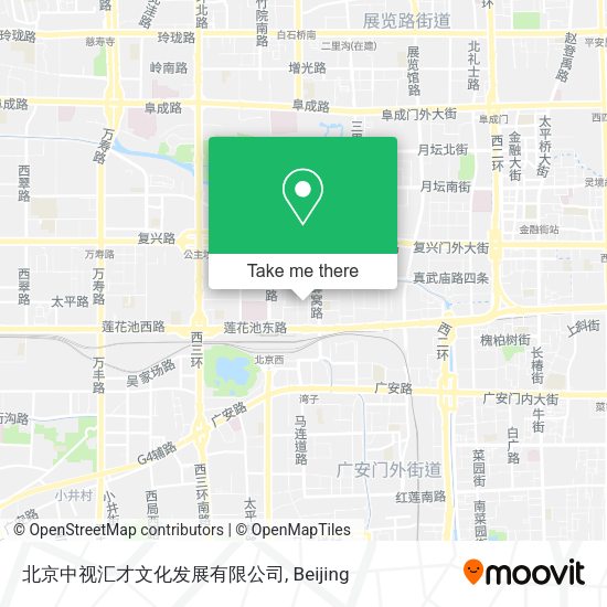 北京中视汇才文化发展有限公司 map
