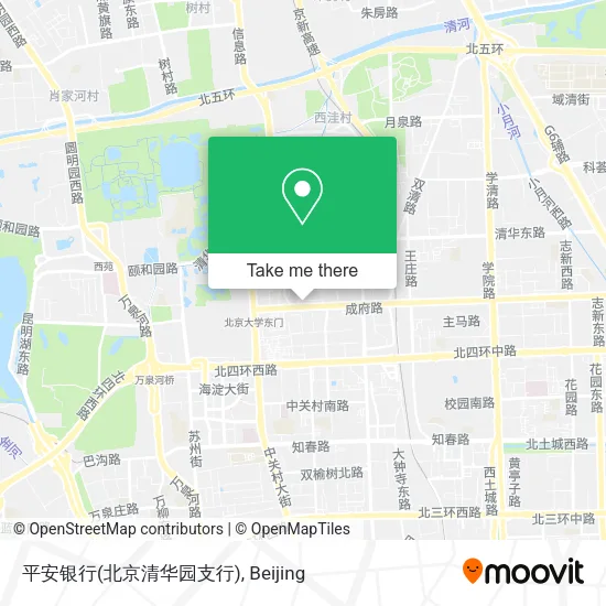 平安银行(北京清华园支行) map