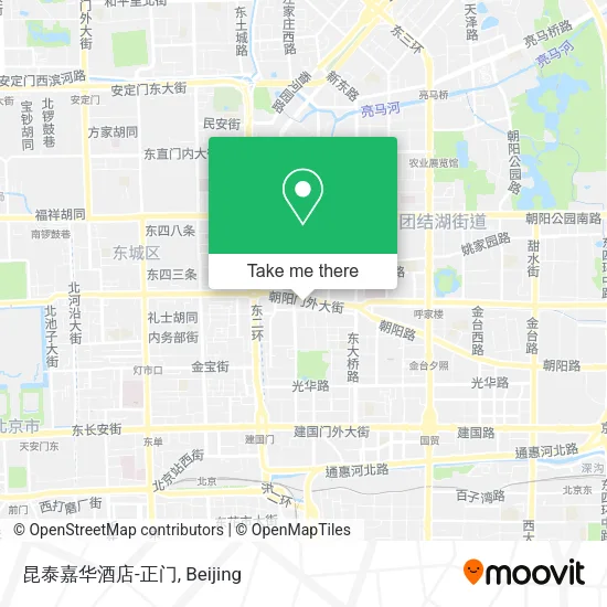 昆泰嘉华酒店-正门 map