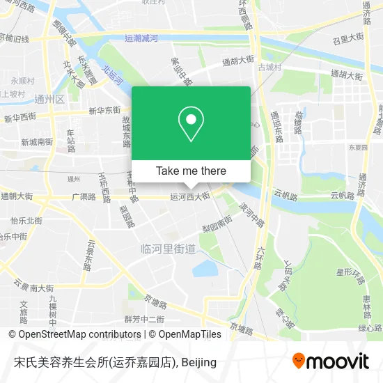 宋氏美容养生会所(运乔嘉园店) map