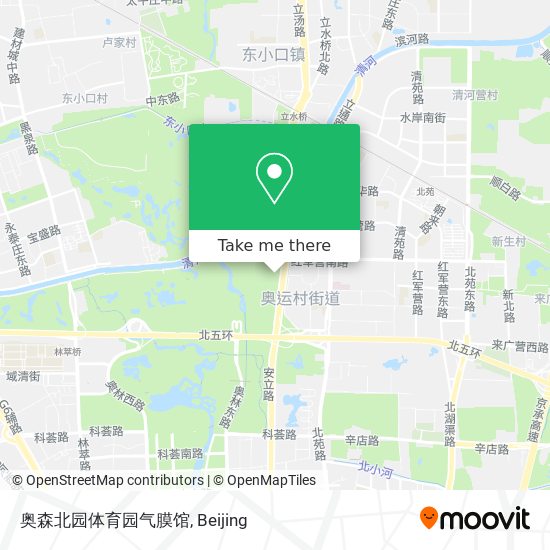 奥森北园体育园气膜馆 map