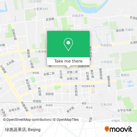 绿惠蔬果店 map