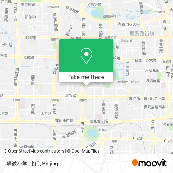 翠微小学-北门 map