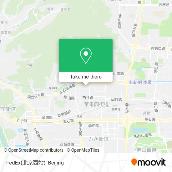 FedEx(北京西站) map