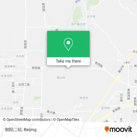 朝阳二站 map