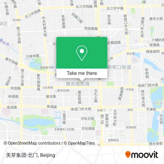美芽集团-北门 map