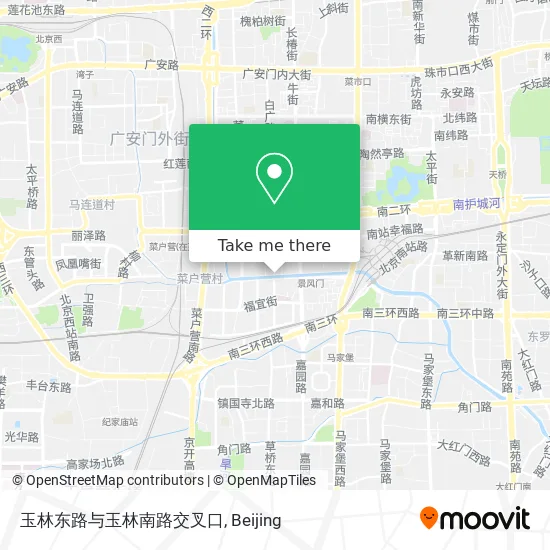 玉林东路与玉林南路交叉口 map