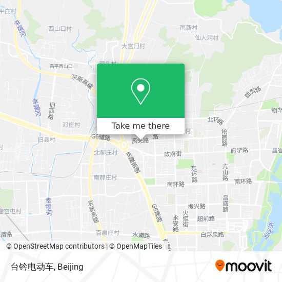 台钤电动车 map