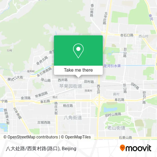 八大处路/西黄村路(路口) map