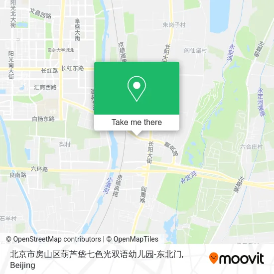 北京市房山区葫芦垡七色光双语幼儿园-东北门 map