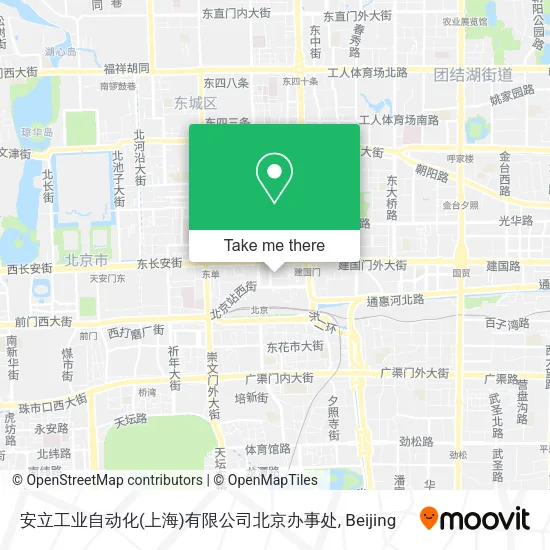 安立工业自动化(上海)有限公司北京办事处 map