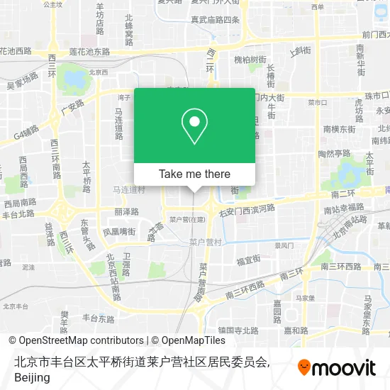 北京市丰台区太平桥街道莱户营社区居民委员会 map