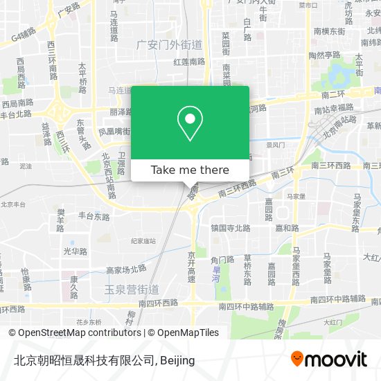 北京朝昭恒晟科技有限公司 map