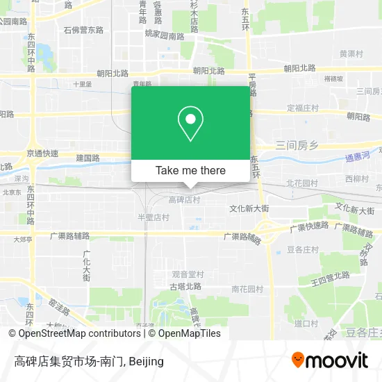 高碑店集贸市场-南门 map
