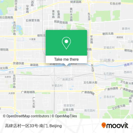 高碑店村一区33号-南门 map