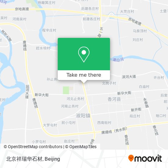 北京祥瑞华石材 map