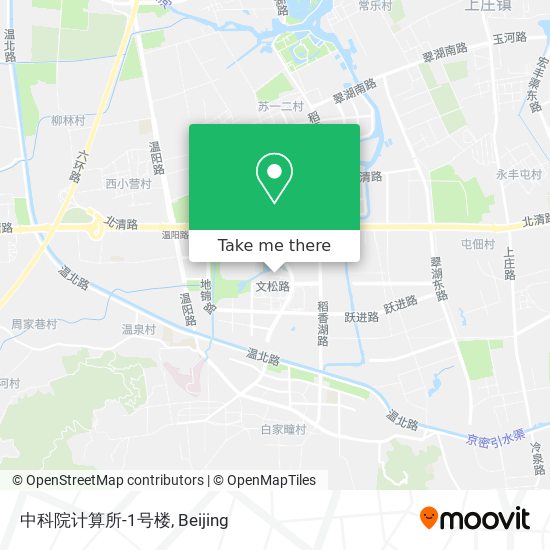 中科院计算所-1号楼 map