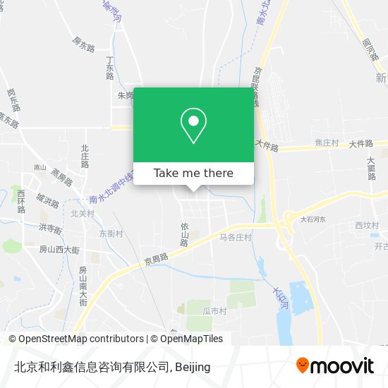 北京和利鑫信息咨询有限公司 map